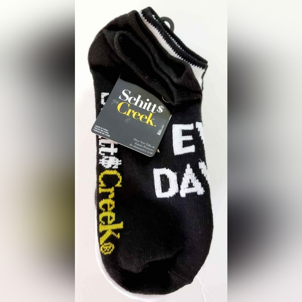 New Women's Schitt's Creek‎ No Show Socks 5 Pairs